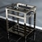 Fauceture VSP2522A6 Kingston Commercial 25" X 22" Steel Console Sink Base, Nickel VSP2522A6 - alternate 2